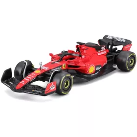   Bburago: Ferrari SF23 F1 versenyautó fém autómodell 1/43 (Charles Leclerc #16)