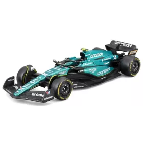 Bburago Aston Martin AMR23 F1 versenyautó fém autómodell 143 Fernando Alonso 14