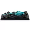 Bburago: Aston Martin AMR23 F1 versenyautó fém autómodell 1/43 (Fernando Alonso #14, sisakos változat)