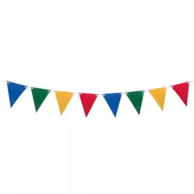 Sokszínű party zászlófüzér 230cm
