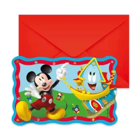 Disney Mickey egeres party meghívó 6db-os szett
