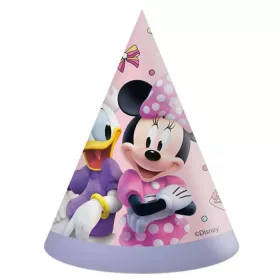 Disney Minnie egeres papír party kalap 6db-os szett