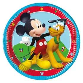 Disney Mickey egér 8db-os papírtányér szett 20cm-es