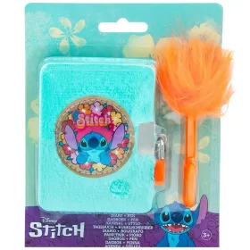 Canenco Stitch Plüss napló bolyhos tollal