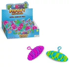 Flexi Fidget kulcstartó kétféle színben 1db