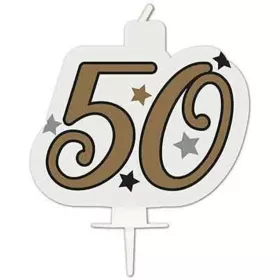Szülinapi számgyertya - 50-es szám