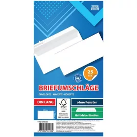 Spirit Fehér boríték LA4 11x23cm 25db-os csomag