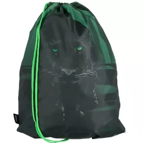   Spirit Panther fekete párduc mintás tornazsák, sportzsák 33x47cm
