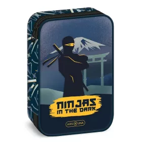   Ars Una Ninjas in the Dark többszintes tolltartó 15,5x22,5x4,5cm