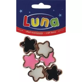 Luna: Műanyag csillag 6db-os szett 20mm