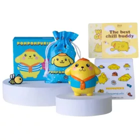 Hello Kitty Pompompurin Figura Dobozban kiegészítőkkel 6cm