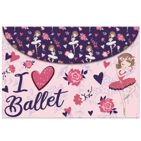 Luna: Happy Balett patentos A4-es mappa