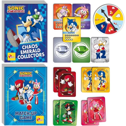 Sonic kártyajáték hátizsákban - Lisciani