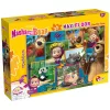 Mása és a medve képek 2 az 1-ben 35db-os maxi padló puzzle és színező 70x50cm - Lisciani