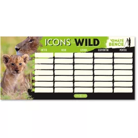 Ars Una Máté Bence Icons of the Wild-Lions egylapos kétoldalas órarend
