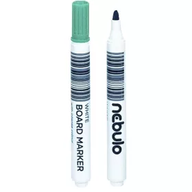   Nebulo: WhiteBoard marker kúpos hegyű táblafilc zöld színben