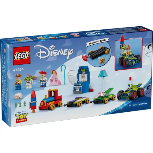 LEGO® Disney: Toy Story ünnepi vonat és RC versenyautó (43264)