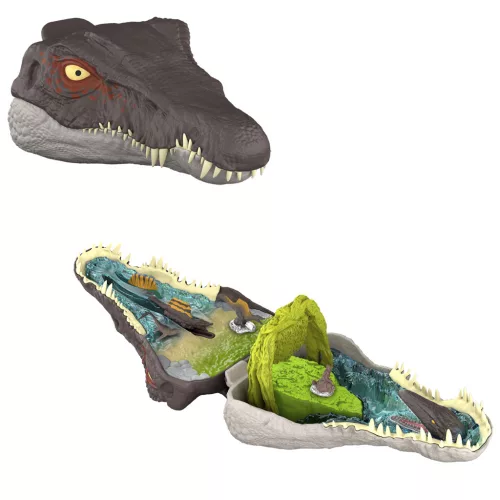 Jurassic World Újjászületés Micro Adventures Spinosaurus mini játékszett - Mattel