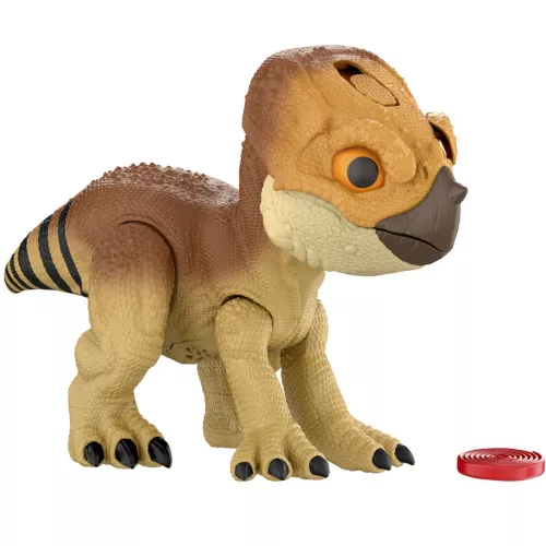 Jurassic World: Újjászületés - Aquilops Dolores interaktív dinoszaurusz figura - Mattel