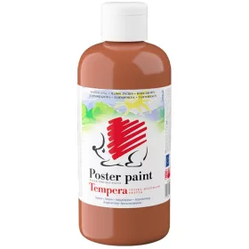 ICO: Süni tempera sötétbarna színben 500ml
