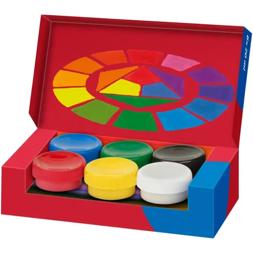 Faber-Castell Tégelyes tempera szett 6x20ml