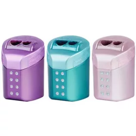   Faber-Castell RollOn Sparkle két lyukú tartályos hegyező többféle színben 1db