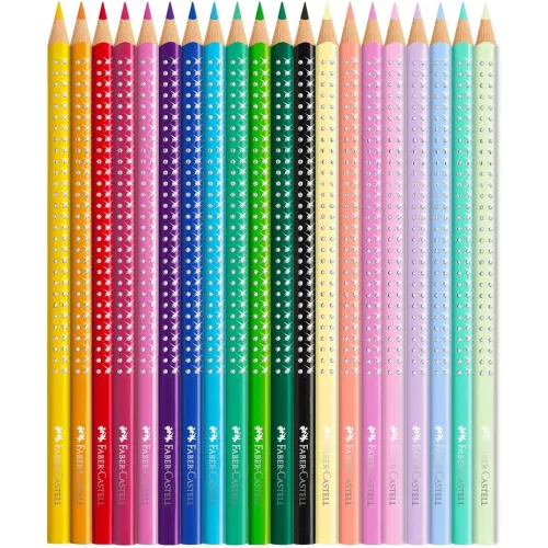 Faber-Castell: Sparkle Butterfly 20db-os színes ceruza készlet fém dobozban