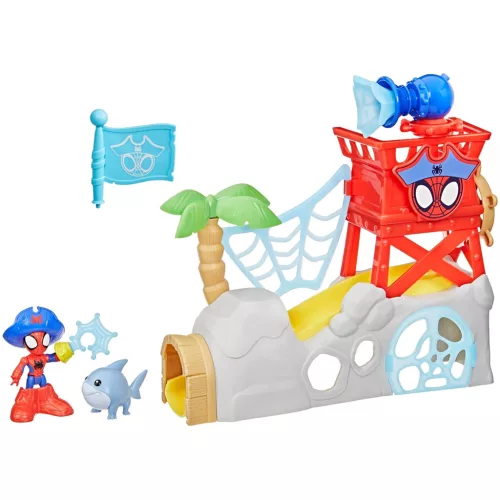 Póki és csodálatos barátai Waterwebs: Póki szigete játékszett - Hasbro