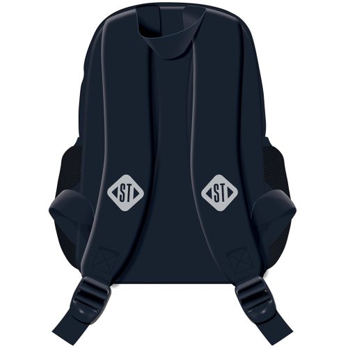 St.Right Kék T-Rex mintás iskolatáska, hátizsák BP70 32x22x11,5cm