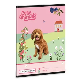   Ars Una: Cute Animals - Doggie A/5 1.osztályos vonalas füzet 14-32