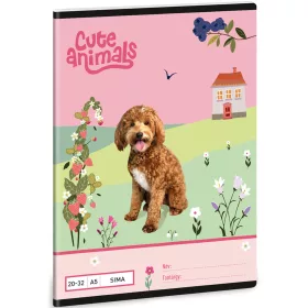 Ars Una: Cute Animals - Doggie sima füzet A/5 20-32