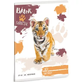 Ars Una: Bátor Mancsok - Tigris kockás füzet A/5 27-32