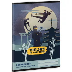 Ars Una Ninjas in the dark leckefüzet 38 lapos A/5
