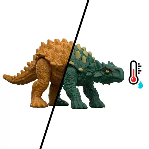 Jurassic World: Dino Reveal Battle Pack csomag 2db dinóval - Mattel
