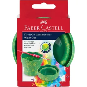 Faber-Castell: Click and Go zöld márvány ecsettál