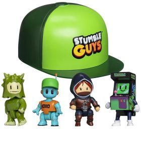 Stumble Guys mini meglepetés figura sapkában 2. sorozat 1db
