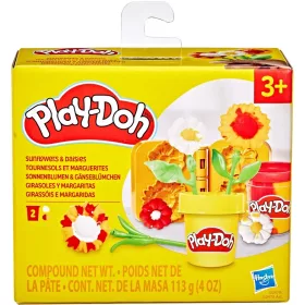   Play-Doh: Kis virágok - Napraforgó és százszorszép gyurmaszett - Hasbro