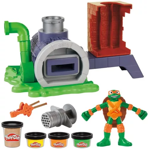 Play-Doh: Tini Ninja Teknőcök Slice and blast pizza játékkészlet - Hasbro