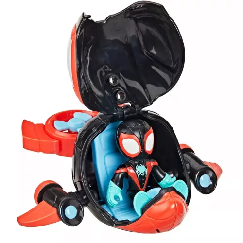 Spidey and His Amazing Friends: Waterwebs figurák és színváltós járművek - Spin Dolphin - Hasbro