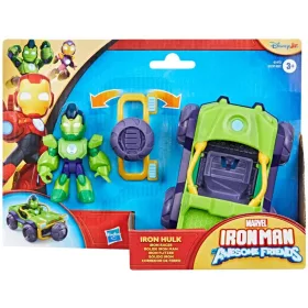 Marvel Vasember és Szuper Barátai  Jármű és Figura szett Iron Hulk - Hasbro