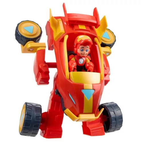 Marvel: Vasember 2 az 1-ben Mech Iron Man autó és figuraszett - Hasbro