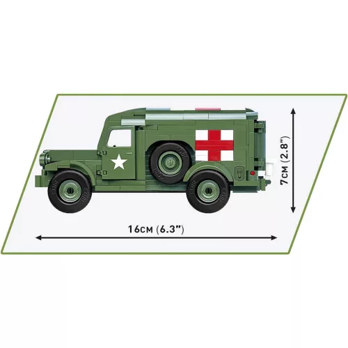 COBI: Dodge WC-54 Ambulance mentőautó építőjáték (2257)