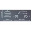 COBI Trabant 601 Polizei építőjáték 24541