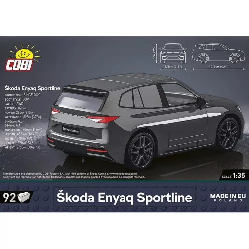 COBI koda Enyaq Sportline építőjáték 24576
