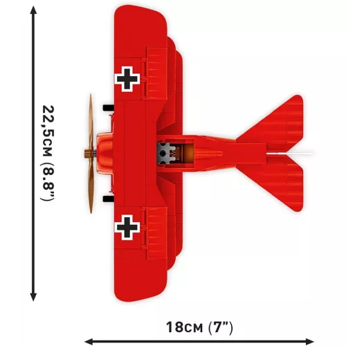 COBI: Fokker Dr. I „Vörös báró” építőjáték (2996)