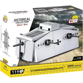   COBI: Sturmpanzerwagen A7V német harckocsi építőjáték (3094)