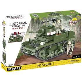 COBI: M3 Stuart tank építőjáték (3129)