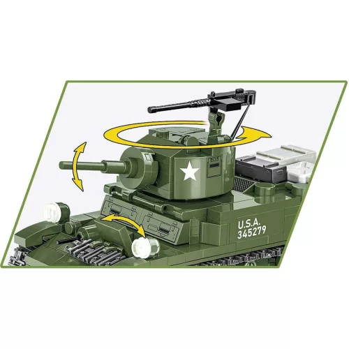 COBI: M3 Stuart tank építőjáték (3129)