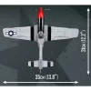 COBI: Mustang P-51D „TOP GUN: Maverick” repülőgép építőjáték (5846)