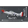 COBI: Mustang P-51D „TOP GUN: Maverick” repülőgép építőjáték (5847)